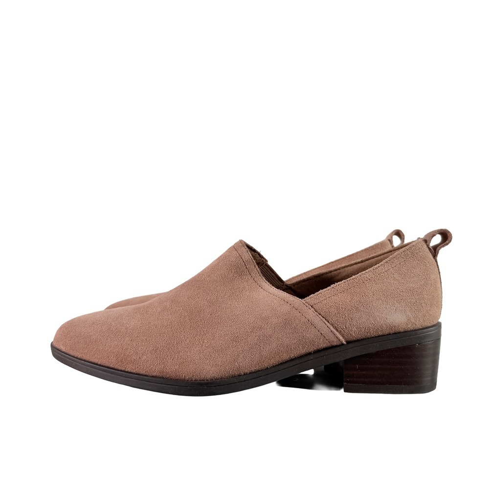 Bella Vita Porter Womens Almond Suede Leather Slip On Loafers Shoes Size 6.5 M